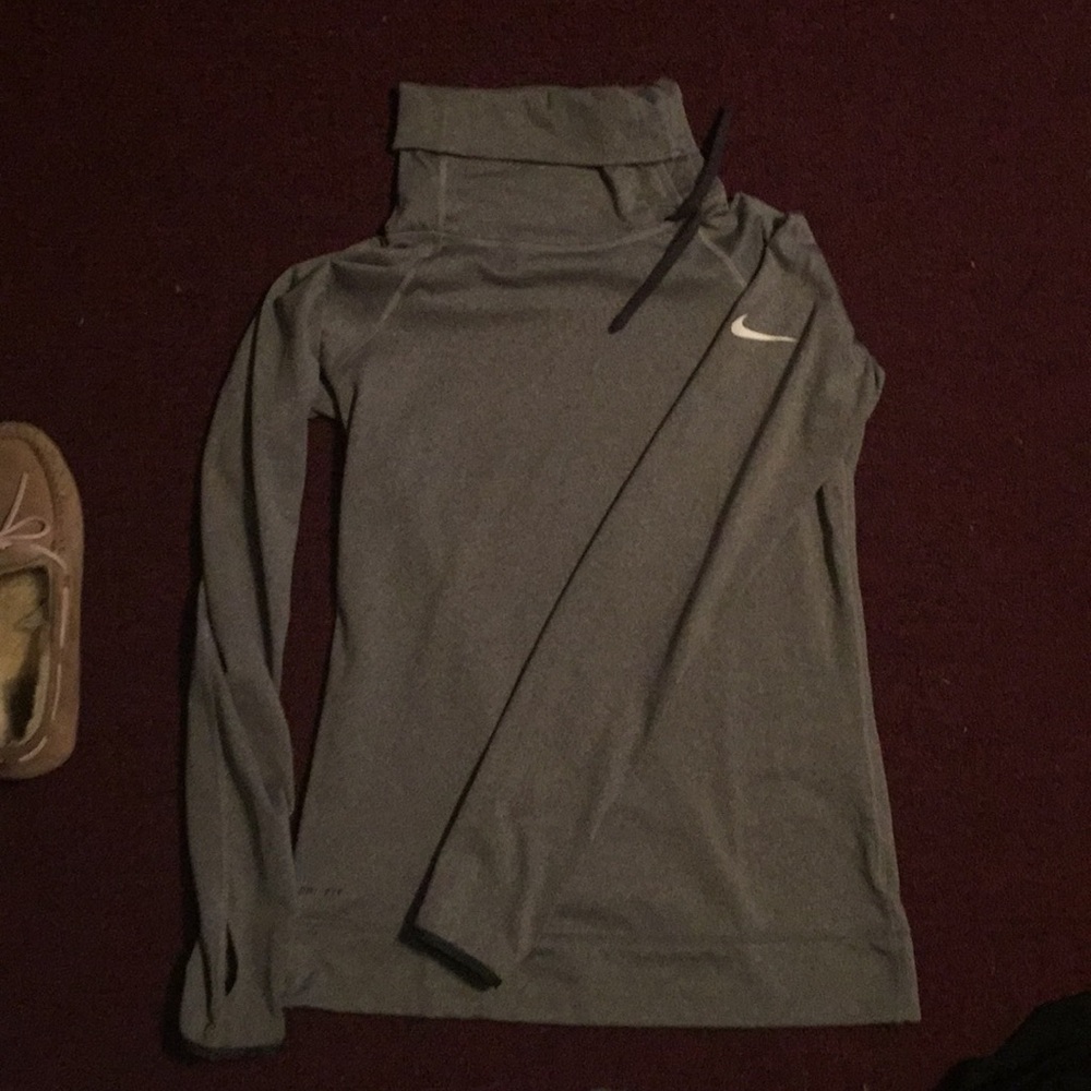 Nike dri-fit cowl neck fleece sweatshirt